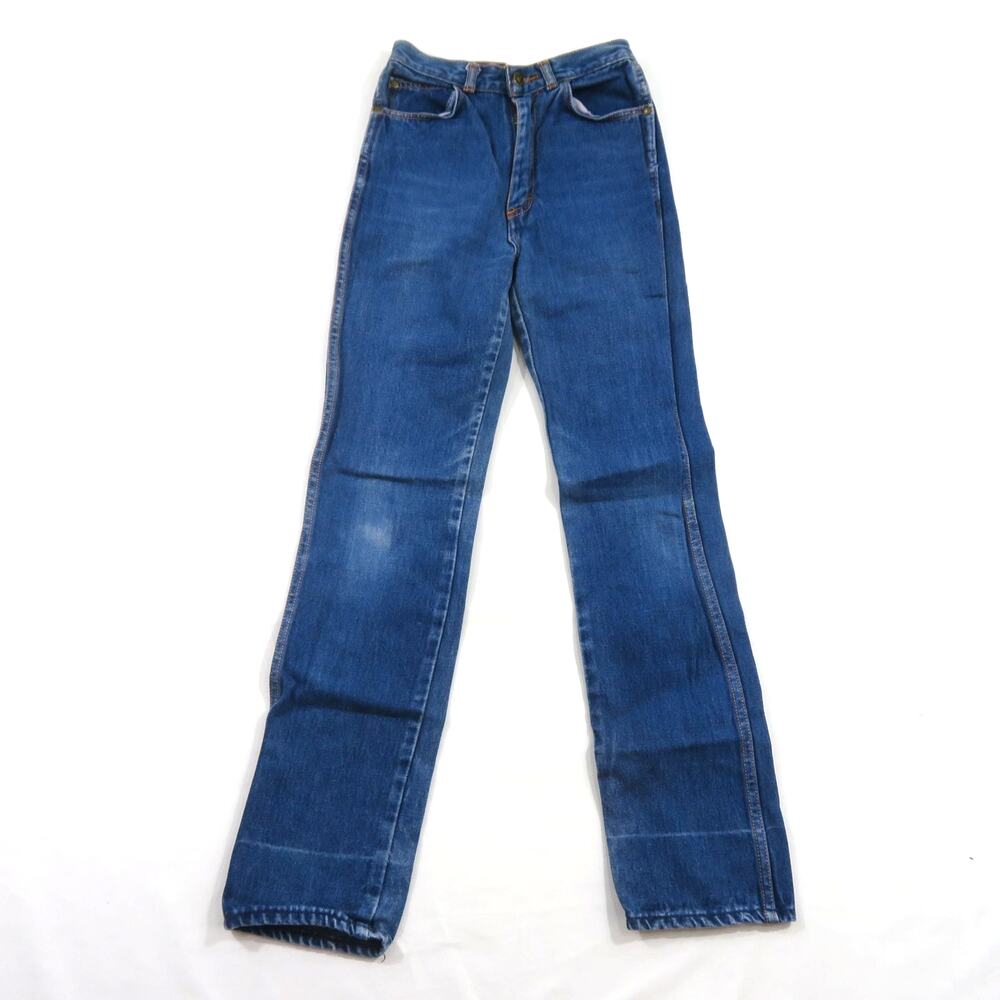 Gitano Dark Wash Blue Deim Jeans Youth Kids Sz 10 measured 23X29 1990s